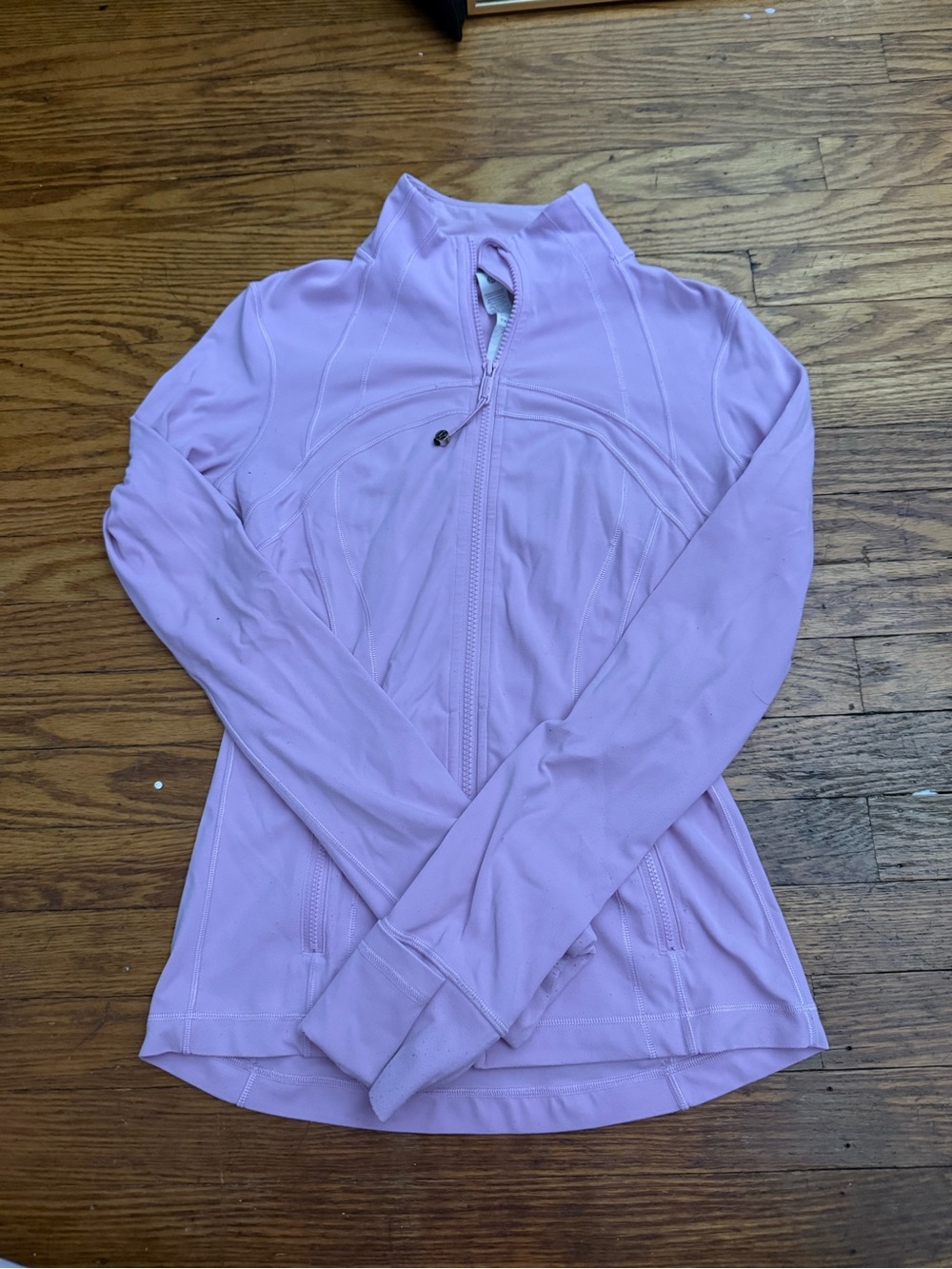 Light Pink Zip-Up Active Jacket